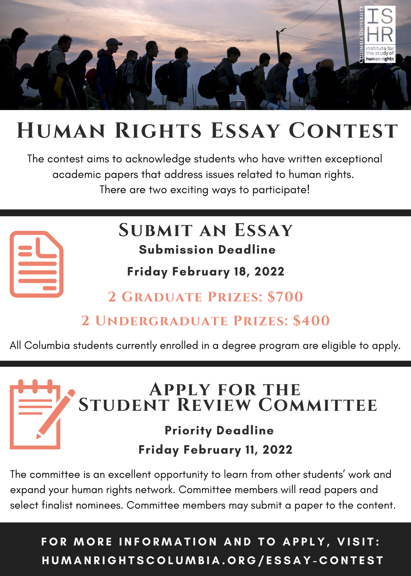 kemper human rights essay contest 2022